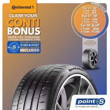 Continental promotion Point S South Africa